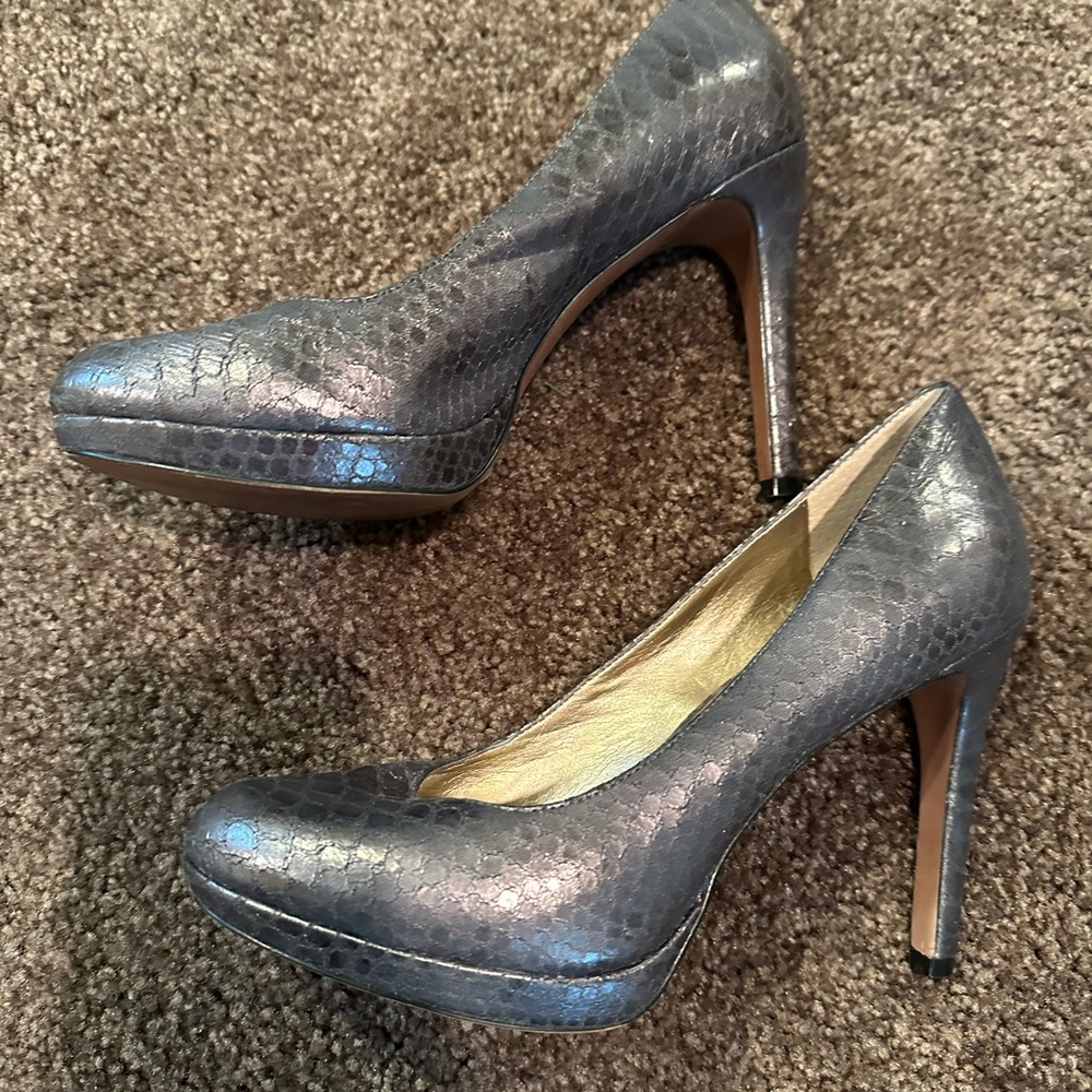 Worn Once! Bcbgeneration Platform Stilettos, Purp… - image 3
